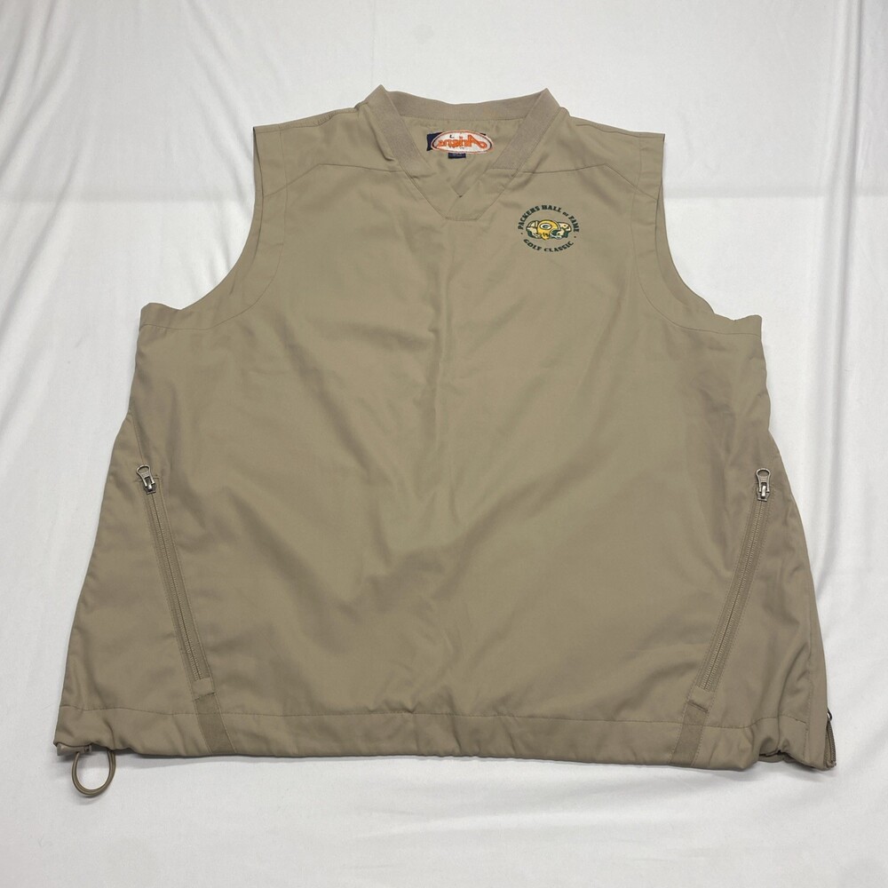 Green Bay Packers Hall of Fame Golf Classic Vest Size Large! NFL